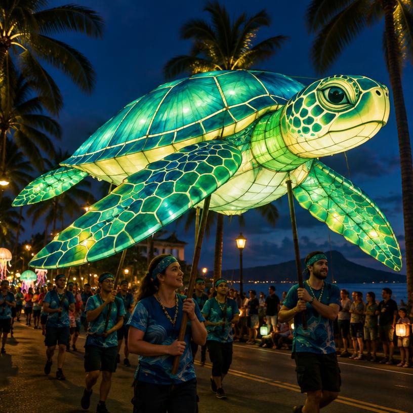 Illustrative concept: Giant Sea Turtle