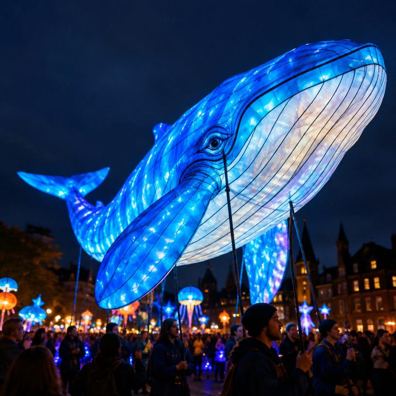 Illustrative concept: Giant Whale Hero Lantern